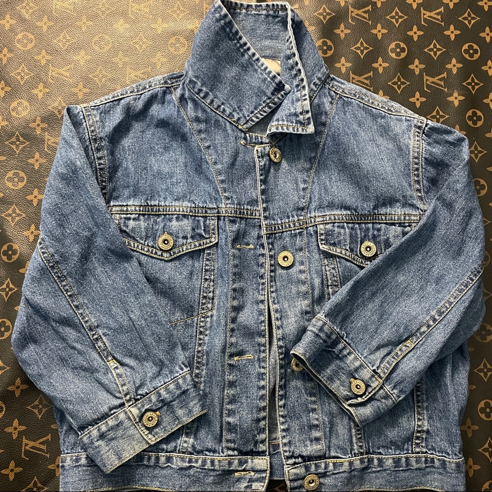 at last classics jean jacket kids size small